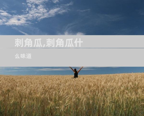 刺角瓜,刺角瓜什么味道