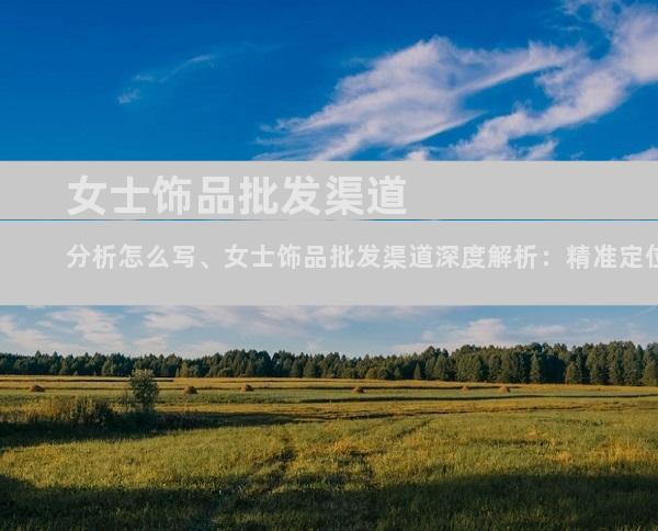 女士饰品批发渠道分析怎么写、女士饰品批发渠道深度解析：精准定位与高效触达